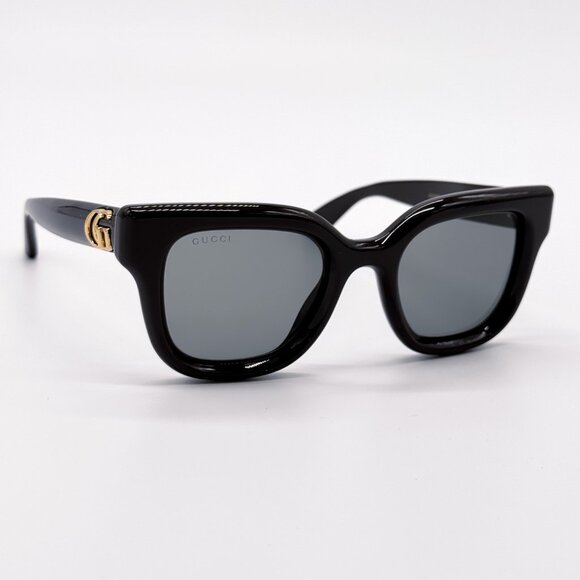 NEW GUCCI GG1828S	004 SHINY SOLID BROWN WOMEN SUNGLASSES GUCCI main image 6